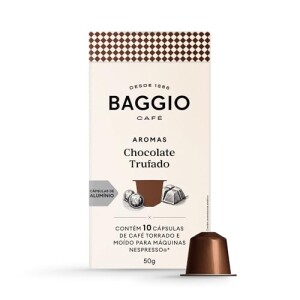 Baggio Café Cápsulas De Café Aroma Chocolate Trufado Compatível Com Nespresso Contém 10 Cápsulas ...