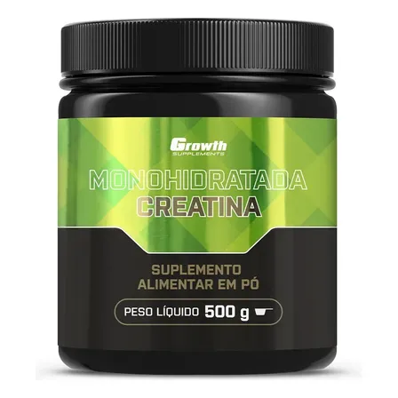 Achamos: Creatina Monohidratada 500g Growth Supplements - Sem Sabor em Pó por R$ 104,00