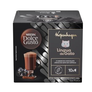 Achamos: Achocolatado em Cápsula Nescafé Kopenhagen Língua de Gato 10 cápsulas por R$ 17,91
