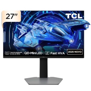 Monitor Gamer TCL 27 Polegadas QLED Mini LED QHD G64 180Hz 1ms (GtG) Freesync HDR 600 nits 27G64 ...