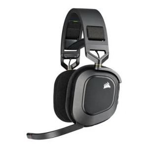 Headset Gamer Sem Fio Corsair HS80 Premium RGB Surround Dolby Atmos Wireless Drivers 50mm Preto -...