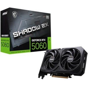 Placa de Video MSI RTX 5060 Shadow 2x OC, 8GB, GDDR7-912-V537-037 por R$ 2.079,00