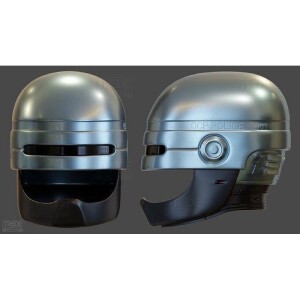Capacete máscara robocop impressão cosplay: de R$ 580,00 por R$ 360,00
