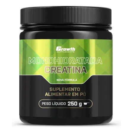 Achamos: Creatina Monohidratada 250g Growth Supplements - Sem sabor em Pó por R$ 64,00