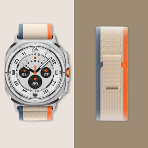 Achamos: Pulseira para Samsung Galaxy Watch Ultra 2025 Acessórios de 47mm Pulseira de Nylon Espor...