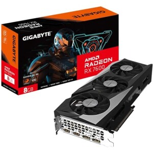 Placa de Video Gigabyte RX 7600 Gaming OC 8gb GDDR6 - GV-R76GAMING-OC-8GD por R$ 1.599,99