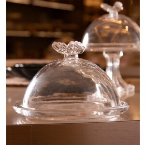 Prato para Doce com Tampa Wolff Butterfly 15cm: de R$ 52,16 por R$ 35,99