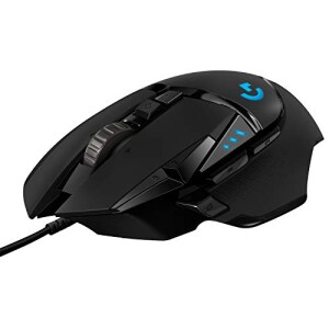 Mouse Gamer Logitech G502 Hero Com Rgb Lightsync, Ajustes De Peso, 11 Botões Programáveis E Senso...
