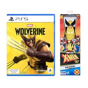 Kit Wolverine PS5 + Boneco Marvel Titan Heroes — 36% OFF