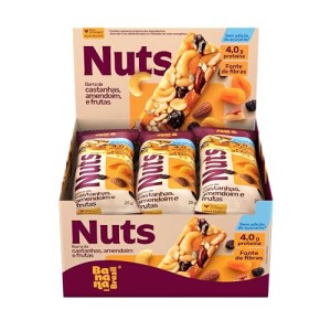 Banana Brasil - Barra De Castanhas Nuts Frutas (12 Unidades de 25g) com 47% de desconto