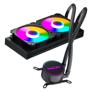 Water Cooler MACH1 Logic RGB 240mm AMD e Intel Preto - GK240 com 50% de desconto