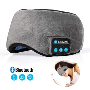 Achamos: Máscara para os olhos máscara de sono fones de ouvido Bluetooth confortáveis por R$ 25,49