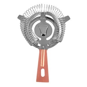 Coador de bebidas Open Bar em aço inox A14cm cabo cobre — 72% OFF
