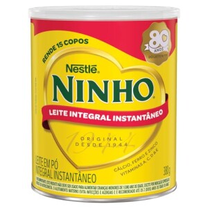 Leite Pó Instantâneo Integral Ninho Lata 380g em promoção na Amazon