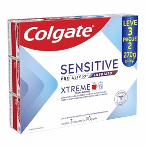 Colgate Creme dental Sensitive Pro Alívio Imediato Xtreme 3x90g — 54% OFF