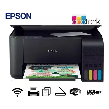 Impressora multifuncional cor Epson EcoTank L3250 por R$ 1,36