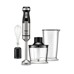 Achamos: Mixer Power Inox Processador e Batedor 1000W 3 em 1 Elgin por R$ 204,16