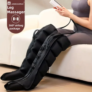 JinKairui Massageador de pernas pneumático elétrico versão estendida para relaxamento profundo de...