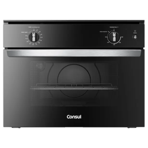 Forno Elétrico de Embutir Consul Multifuncional Grill 47L Preto COB47BE em promoção na Magazine L...