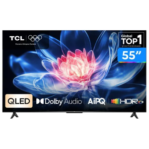 Smart Tv 55" Tcl 4k Uhd Qled 55t6c Google por R$ 2.534,05