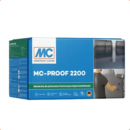Achamos: Mc-proof 2200 Membrana De Poliuretano Flexível 12kg Rápida Cinza-escuro por R$ 990,00