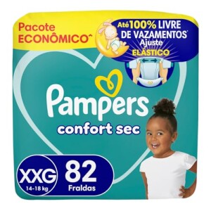 Fralda Pampers Confort Sec Tamanho XXG 82 Unidades: de R$ 149,90 por R$ 104,49