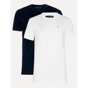 Achamos: Kit com 2 Camisetas Tommy Hilfiger Essential por R$ 169,00