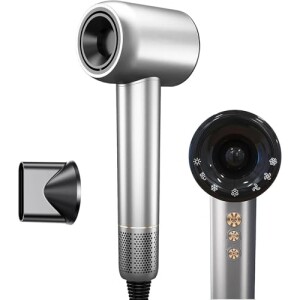 Achamos: Secador de Cabelo 1500W, Motor Brushless 120.000 RPM, Íons Negativos, 127V por R$ 97,69