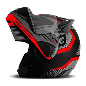 Capacete Escamoteável Pro Tork V-pro Jet 3 Vermelho Tam. 58 por R$ 217,55