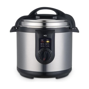 Achamos: Panela de Pressão Elétrica Multifuncional HQ 5 Litros Inox HQ-Y5MI por R$ 204,10