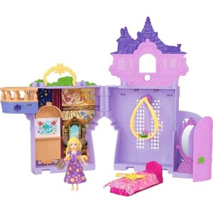 Disney Princesa Castelo Empilhável Rapunzel, Mini Playset Com Boneca — 31% OFF