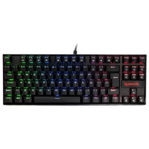 Teclado Mecânico Gamer Redragon Kumara, Anti-Ghosting, RGB, Switch Outemu Brown, ABNT2, Preto, PT...