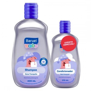 Kit Baruel Baby Sono Tranquilo Shampoo 400ml + Condicionador 210ml — 43% OFF