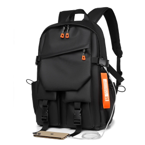 Mochila masculina de luxo de alta qualidade 15.6 mochila para laptop de alta capacidade à prova d...
