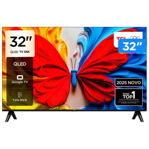 Smart TV 32" TCL Full HD QLED 35S5K Google TV 2 HDMI — 49% OFF