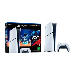 Console Sony PlayStation 5 SSD 825GB Controle Sem Fio DualSense + 2 Jogos Digitais Edição Digital...