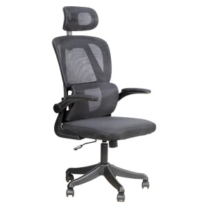 Cadeira Escritório Ergonômica Giratória Syberflex com 78% de desconto