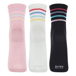 Kit 3 Meias Cano Médio Lupo Adulto Feminino 4570-889 por R$ 29,71