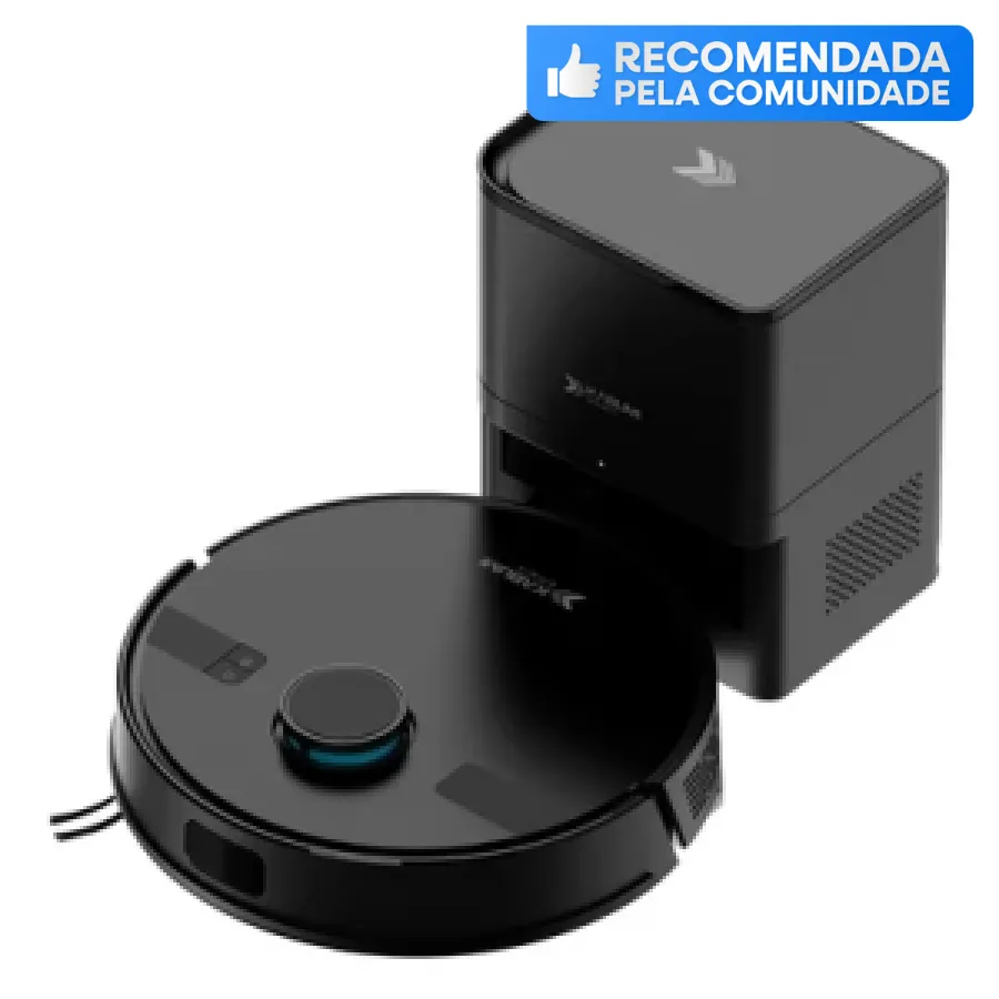 Robô Aspirador e Passa Pano KABUM! smart K800 Pro Mapeia a Laser Autolimpante Recarga automática ...