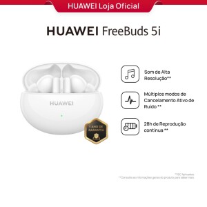 HUAWEI FreeBuds 5i | Fone de Ouvido Sem Fio | Som de Alta Resolução | 28h de Reprodução Contínua ...