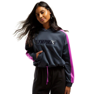 Blusão de Moletom Cropped com Capuz Olympikus - Feminino por R$ 99,99