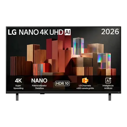 Smart Tv LG 50'' 4K Ultra HD NANO AI Magic Webos 26 50un85 por R$ 3,46