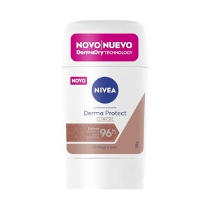 NIVEA Desodorante Antitranspirante Stick Derma Protect Clinical 58g, Defesa Intensa 96h, Controle...