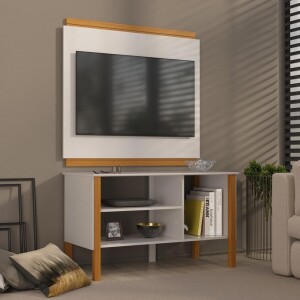 Rack com Painel para TV até 40 Polegadas Kit Sala Fit - ViaNossa por R$ 255,55