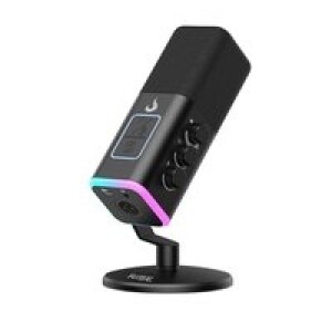 Microfone Gamer De Mesa Rise Mode Noisy Cube 01, RGB, USB, Preto - RM-MNC-01-B com 39% de desconto