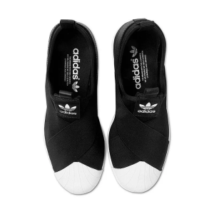 Tênis Slip-On Superstar Adidas Originals Feminina - Preto: de R$ 399,99 por R$ 349,99