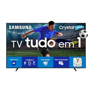 Achamos: Samsung Smart TV 75" Crystal UHD 4K U8100F 2025 por R$ 4.499,00