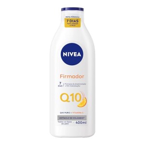 Nivea Loção Hidratante Firmador Q10 + Vitamina C 400ml, Hidratação Intensa 48h, Pele Firme E Elas...