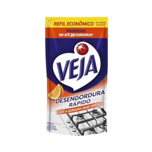 Desengordurante Veja Cozinha Laranja 400ml Refil Econômico, Veja, Transparente com 12% de desconto