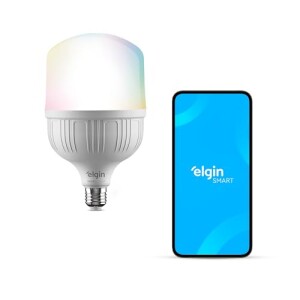 Lâmpada Inteligente Elgin 20W RGB Wi-fi por R$ 36,21